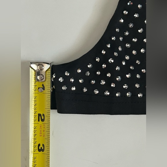 Hot and Delicious Sparkling Studs Black Shorts Size S - Picture 6 of 6